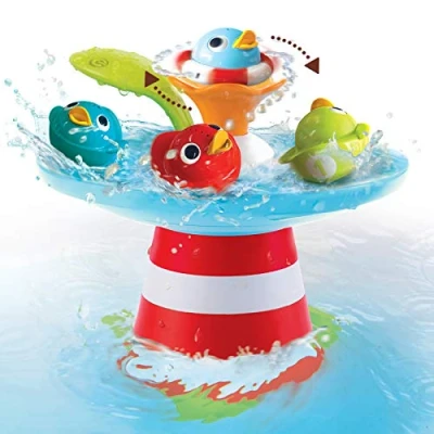 Image de Yookidoo Course aux Canards Jeu de Bain Multi Activités Eveil des Sens Jouet bébé Éducatif Cadeau 6 Mois à 3 Ans