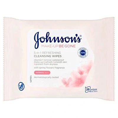 Image de Johnson&#039;s Daily Essentials Lot de 25 lingettes nettoyantes pour le visage