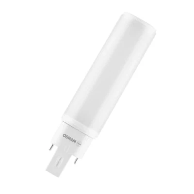 Image de OSRAM Dulux D/E 13 lampe LED pour culot G24Q 2, 6 watt, 660 lumen, blanc froid (4000K), orientable, en remplacement de la conventionnelle 13W