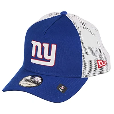 Image de New Era York Giants NFL White Mesh Trucker 9Forty A Frame Cap One Size