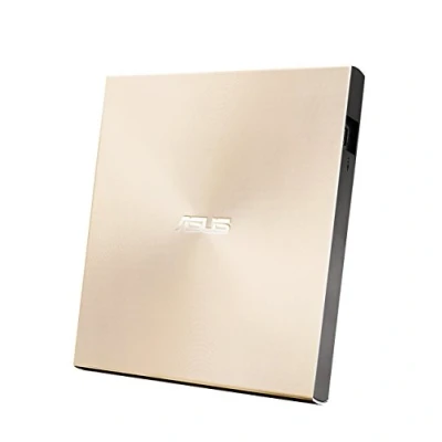 Image de ASUS ZenDrive U9M Or (SDRW 08U9M U) Lecteur Graveur CD / DVD x8 ultra compact, M Disc supporté, compatible avec USB 3.0 Type C &amp; A pour Windows Mac OS