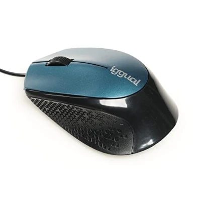 Image de iggual IGG317556 souris Bureau Droitier USB Type A Optique 800 DPI Neuf