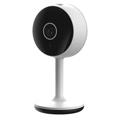 Image de Beghelli Caméra WiFi Intérieure Full HD, de Surveillance Dom e, Capteur Mouvement, Vision Nocturne 10m, Contrôle Smartphone, Audio Bidirectionnel, Rotation Orientable, 1 Unité