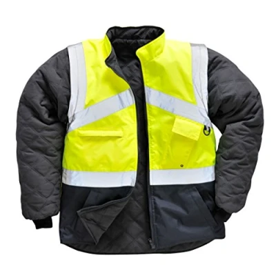 Image de Portwest Gilet Hivis Bicolore Reversible, Couleur: Jaune/Marine, Taille: 4XL, S769YNR4XL