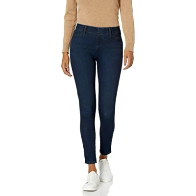Image de Amazon Essentials Jegging en Tricot Extensible à Enfiler Femme, Délavé Foncé, XS