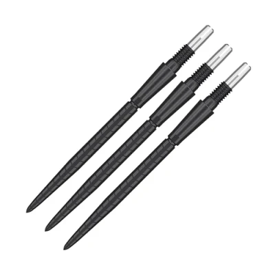 Image de Target Darts Swiss Point Storm Dart Tips, Quartz (3er Pack Spitzen) 35MM Noir Pointes de fléchettes interchangeables, Storm, Accessoires pour Professionnelles