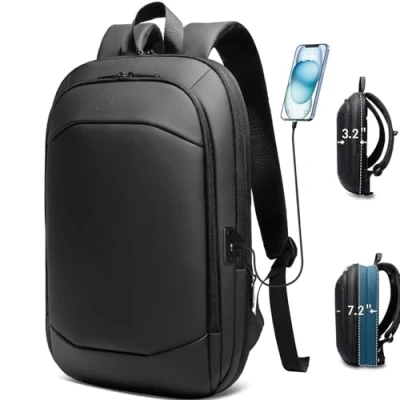 Image de Sac à Dos Ordinateur Portable 17 Pouces Léger et Extensible Antivol Imperméable Fonctionnel Elegant avec Port USB 27L