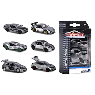 Image de Majorette 212054019 Édition limitée 5 Lot de 3 véhicules Die Cast Roue libre Série Zamak 2 coloris Multicolore