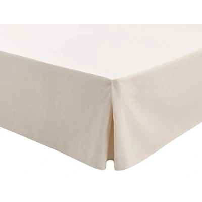 Image de EasyCosy Cache Sommier ATENEA, Couvre Lit 135 (135x190/200cm). Couleur Brute