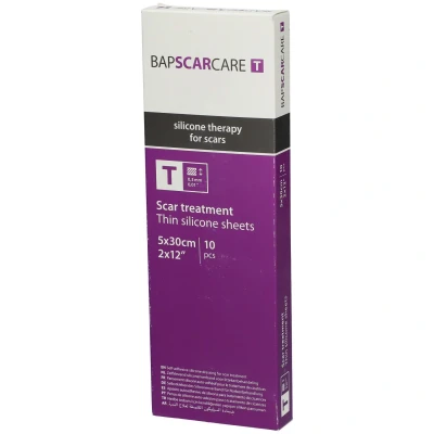 Image de BAP Scar Care T Pansement Silicone Cicatrice Transparent 5 x 30 cm