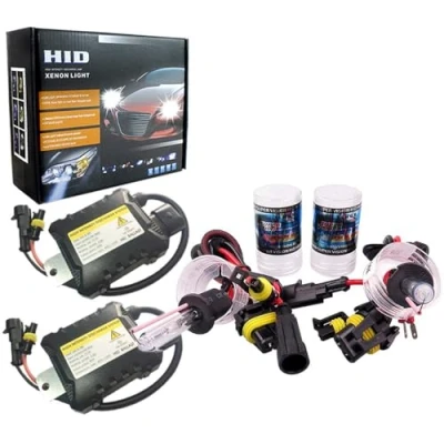 Image de PolarLander 1 Paire CANBUS HID Xenon Kits De Voiture Phare Slim Ballast Xénon Ampoule Conversion H3 Couleur Température 6000 K