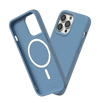 Image de RhinoShield Coque Compatible avec [iPhone 13 Pro Max] SolidSuit Magsafe Fine Technologie d&#039;absorption des Chocs et Finition Premium Mate Bleu marée