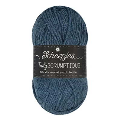 Image de Scheepjes Truly Scrumptious 378 Noix de Coco Myrtille Muffins Fil 5x100g