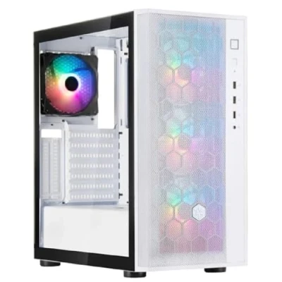 Image de SilverStone Technology SST FAR1W PRO V2 Châssis ATX Moyen Tour en Verre trempé élégant et distinctif