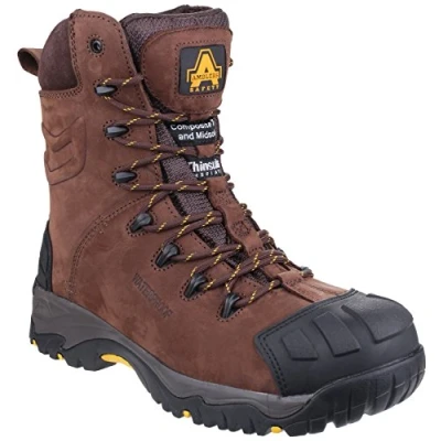 Image de Amblers Mens AS995 Pillar Composite Waterproof Zip Safety Hi Boot