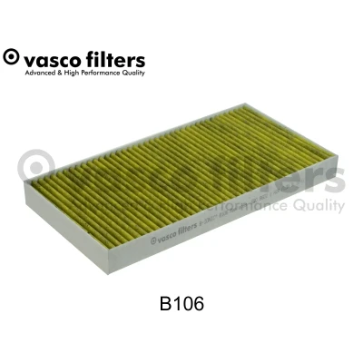 Image de DAVID VASCO B106 Filtre d&#039;habitacle à charbon actif avec polyphenol 332 164 30 OPEL: Corsa C 3/5 portes, Vectra CC, Berline