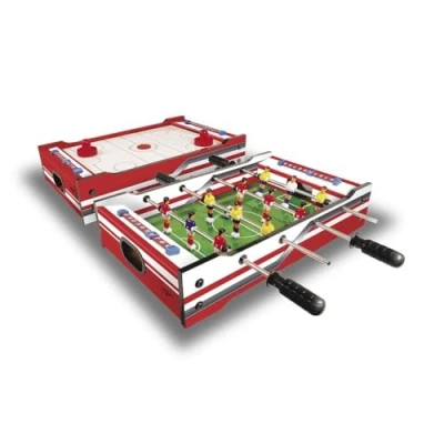 Image de Carromco Table Multi Jeux 2 en 1 Flip XM, 06002, Red/White