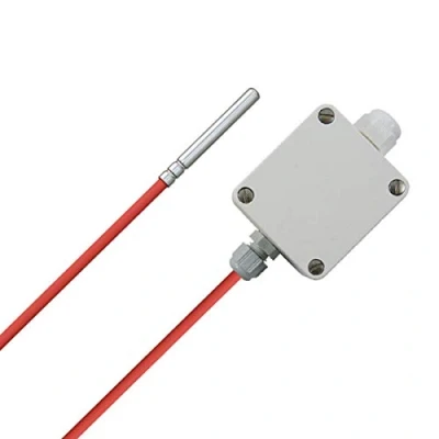 Image de iOVEO 213HS02210 PT1000 Boîtier de mesure température avec câble raccordement en silicone, sortie active, plage réglable, capteur température, 10 mètres