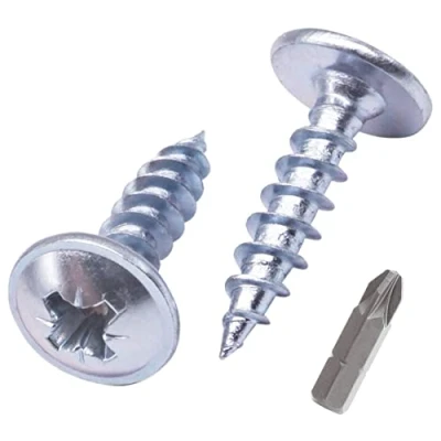Image de Marcopol (paquet de 30 pièces) vis en acier zingué 4,2 x 60 mm, tête bombée modifiée Phillips, à tôle autoperceuse, autotaraudeuse (30, mm)