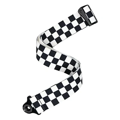 Image de Planet Waves Sangle De Guitare D&#039;Addario Auto Lock, Skater Checkerboard