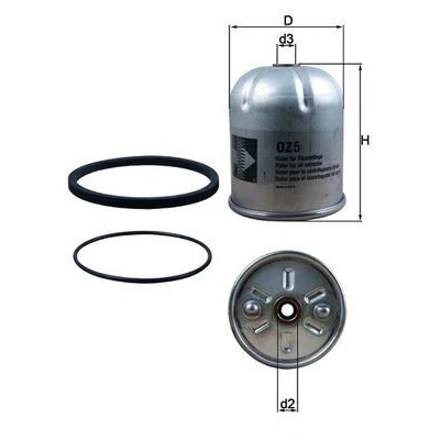 Image de MAHLE ORIGINAL OZ 5D Filtre à huile Centrifugeur DAF: CF 85