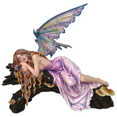 Image de Nemesis Now Drema Figurine en polyrésine, Violet Taille Unique