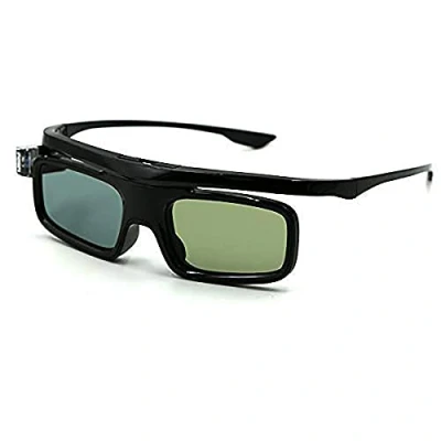 Image de Lunette 3D, Cocar Active Shutter Rechargeable 3D Lunettes, Compatibles avec Les Vidéoprojecteurs DLP Acer BenQ Optoma Viewsonic LG Infocus NEC Jmgo Vivitek Toumei 1 Pièces