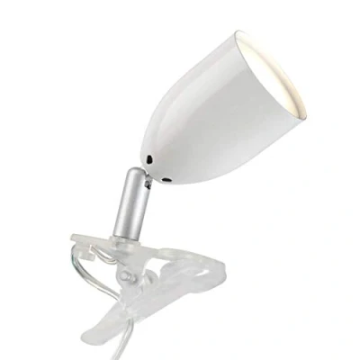 Image de BRILLIANT lampe Leo LED clip blanc 1x PAR51, GU10, à réflecteur 3W incluse, (240lm, 2700K) Échelle A ++ E Avec interrupteur cordon