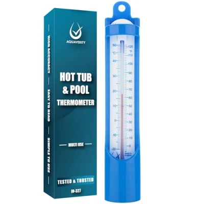 Image de Thermomètre de piscine pour mesurer la température l&#039;eau dans piscine, le bain, spa, natation sauvage facile à utiliser