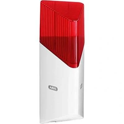 Image de Sirene ABUS FUSG35000A 100dB, LED clignotante Installation sans fils Notification batterie faible Neuf