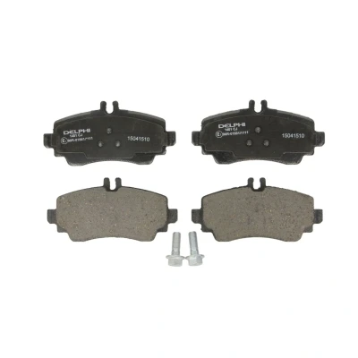 Image de DELPHI LP1401 Jeu de plaquettes frein préparé pour indicateur d&#039;usure avec tôle anti bruit accessoires MERCEDES BENZ: Classe A, Vaneo