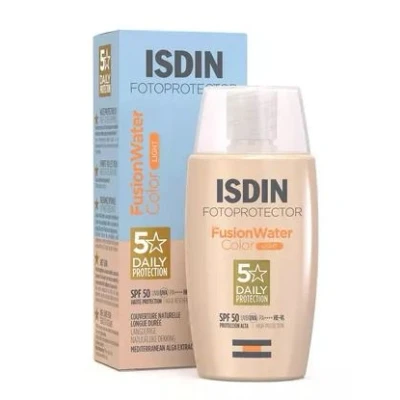 Image de Isdin Crème Fotoprotector Fusion Water Color Light SPF 50 ml