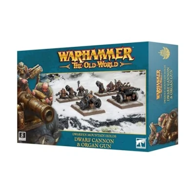 Image de Games Workshop Warhammer Dwarfen Mountain Holds : canon nain et pistolet d&#039;orgue