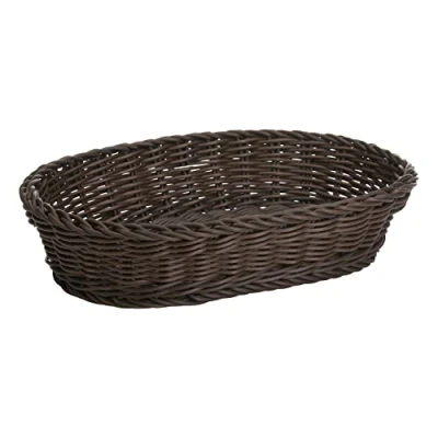Image de Westmark Grand Panier Multi usage, Adapté à la Restauration, Ovale, env. 32 x 23 7 cm, Fibre synthétique, Saleen Edition, Marron, 02010706101