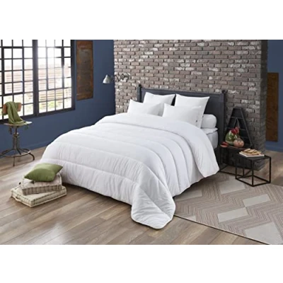 Image de DODO Couette Douce et Chaude 220x240 pour lit 2 Personnes Noblesse Gonflant Confort Cocooning Fabriqué en France Lavable Machine à 40c