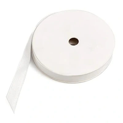 Image de We R Memory Keepers Ruban d&#039;impression 10 mm X 9,5 Printmaker White Ribbon 10mm 10yd 60000105, Coton, Blanc
