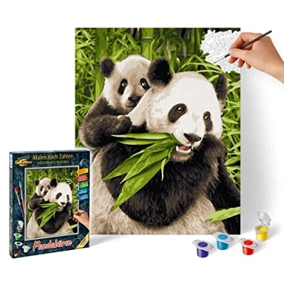 Image de Schipper 609240712 Panda Bears Tableau à Dessin Taille 24x30 cm