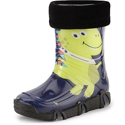 Image de Ladeheid Bottes de Pluie Chaussure Enfant Fille Garçon Swk2021 (Modèle 47, 21/22 EU)