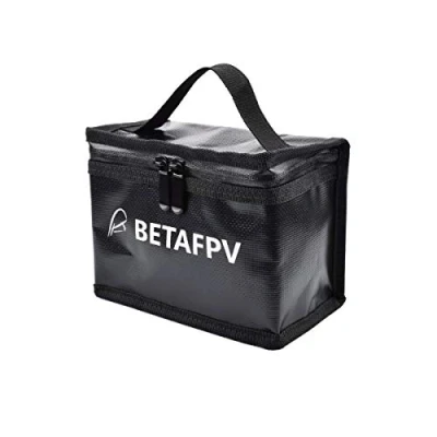 Image de BETAFPV Fireproof Explosionproof Waterproof Safe Lipo Battery Bag for FPV Whoop Storage Charging Fire and Water Resistant Highly Sturdy Double Zipper Guard