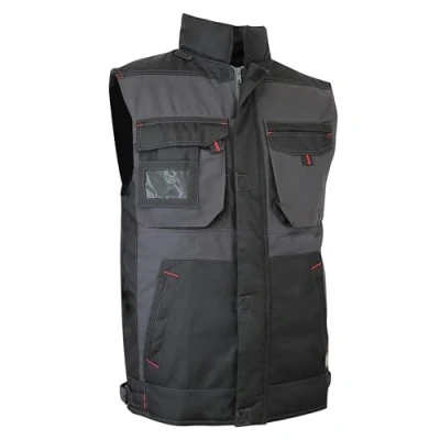 Image de LMA Workwear AAA20314 Gilet matelassé Bodywarmer Sable Gris Nuit/Noir T.3/ M 2058 T.M, Taille 3