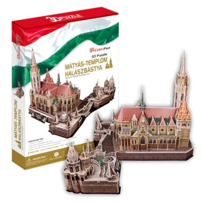 Image de Puzzle 3D CubicFun Série MC &quot;Église Notre Dame de l&#039;Assomption Budavár Budapest&quot;