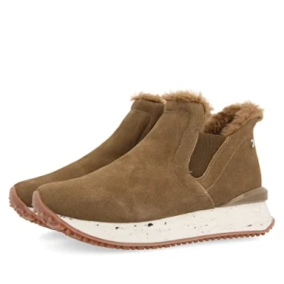Image de Gioseppo Jondal Bottines compensées, Femme, Taille: 40, Tabaco Cuir et textile