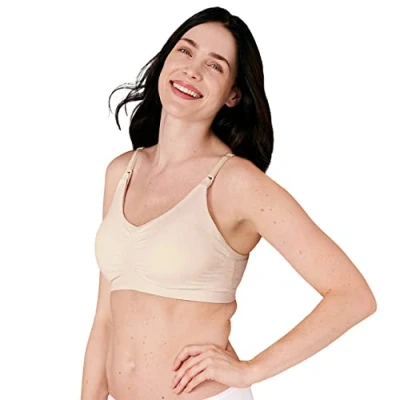 Image de Medela Soutien gorge d’allaitement et d’expression 3 en 1, Respirant léger pour un confort optimal pendant l’allaitement ou l’expression Chai L