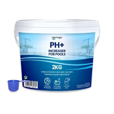 Image de Plantawa pH Plus Piscine 2kg Correcteur de en Poudre pour Piscines et Spas Régulateur Automatique Augmente Le Rapidement Sûr Facile à Utiliser