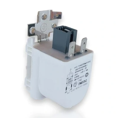 Image de DL pro Filtre antiparasite pour Whirlpool 481010807672 0,47 µF anti parasite machine à laver, lave vaisselle, sèche linge, etc.