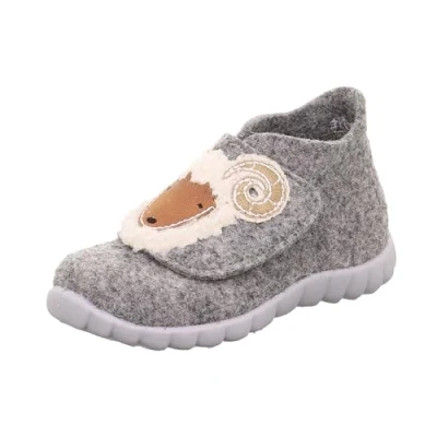 Image de superfit Garçon Happy Pantoufles , Hellgrau (0295),28 EU
