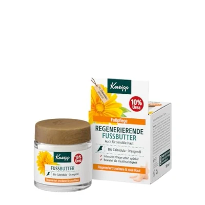 Image de Kneipp Beurre de pied régénérant Convient également pour les peaux sensibles Calendula bio et huile d&#039;orange Soin intensif immédiatement perceptible 100 ml