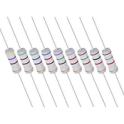 Image de 20Pcs 680 Ohm Resistor, 3W 5% Tolerance Metal Oxide Resistors, Axial Lead, Flame Proof for DIY Electronic Projects and Experiments