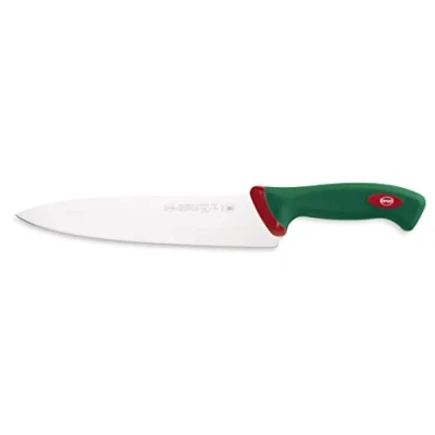 Image de Sanelli Ligne Premana Professional,Couteau Chef Cm.24,Acier Inoxydable,Vert et Rouge,37.0x3.0x4.0 cm