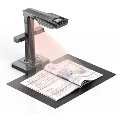 Image de CZUR ET18 Pro Scanner de Livres avec Fonction OCR Multilingue, Documents aux Formats A3, Bureau A4, 18 Mégapixels HD &amp; Haute Résolution, Compatible macOS et Windows